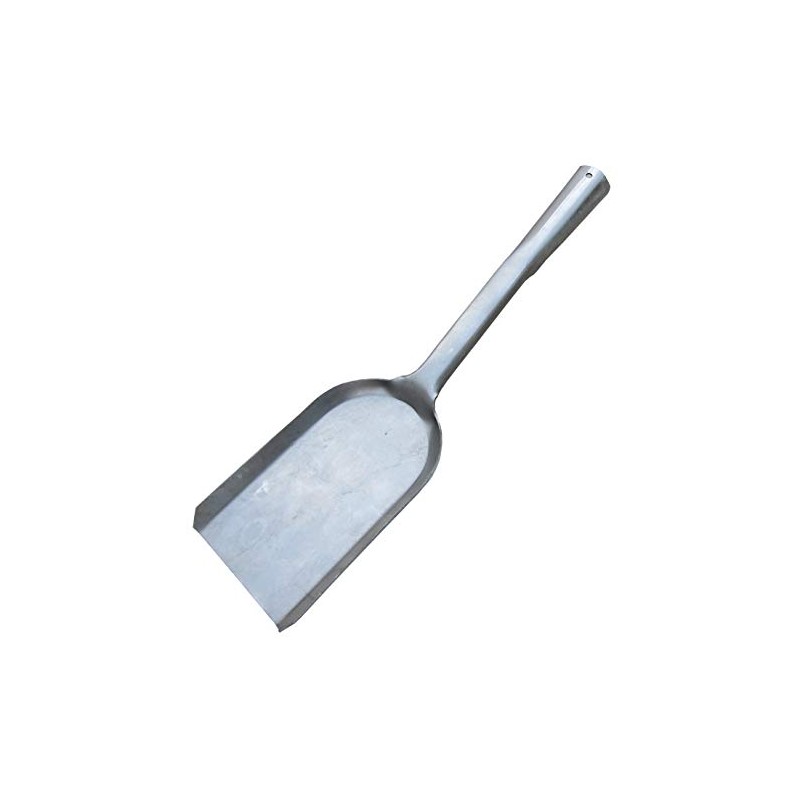 Fireplace 14-Inch Long Ash Shovel, One Piece Intact Formed BBQ