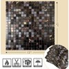 XUANINY Peel and Stick Backsplash Tiles for Kitchen,Bathroom,Fireplace,Self Adhesive Metal
