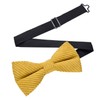 MASADA Mens Retro Corduroy Bow Tie Pre-tied Fully Adjustable Handmade