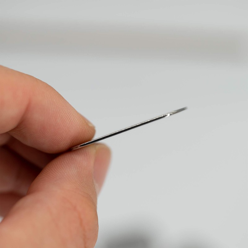 Rectangular Stainless Steel Numbered Tags Key Tags with Two Holes