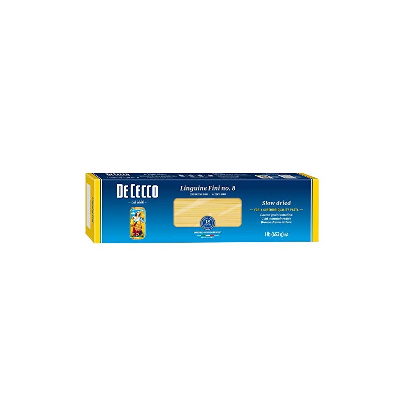 De Cecco Pasta, Linguine Fini, 16 Ounce (Pack of 5)