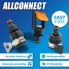 MaJoCompTec® ALLCONNECT Universal Tap Connection Set, Adjustable Water Tap Connection