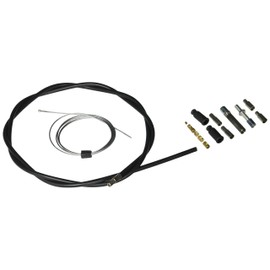 Venhill U01-4-100-BK Universal Motorcycle Throttle Cable Kit - 6mm OD