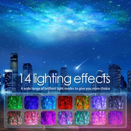 Dinosaurier Ei Galaxie Sternenprojektor, Nachtlicht mit drahtlosem MusikPlayer mit weißem Rauschen, Nebel, Timer und Fernbedienung, tolles Geschenk für Kinder/Erwachsene Schlafzimmer