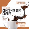 Coffee Snax Cold Brew Coffee Concentrate, Caramel Coffee Concentrate with