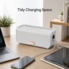 Desktop Cable Management Box for Chargers - Covered PP Organizer