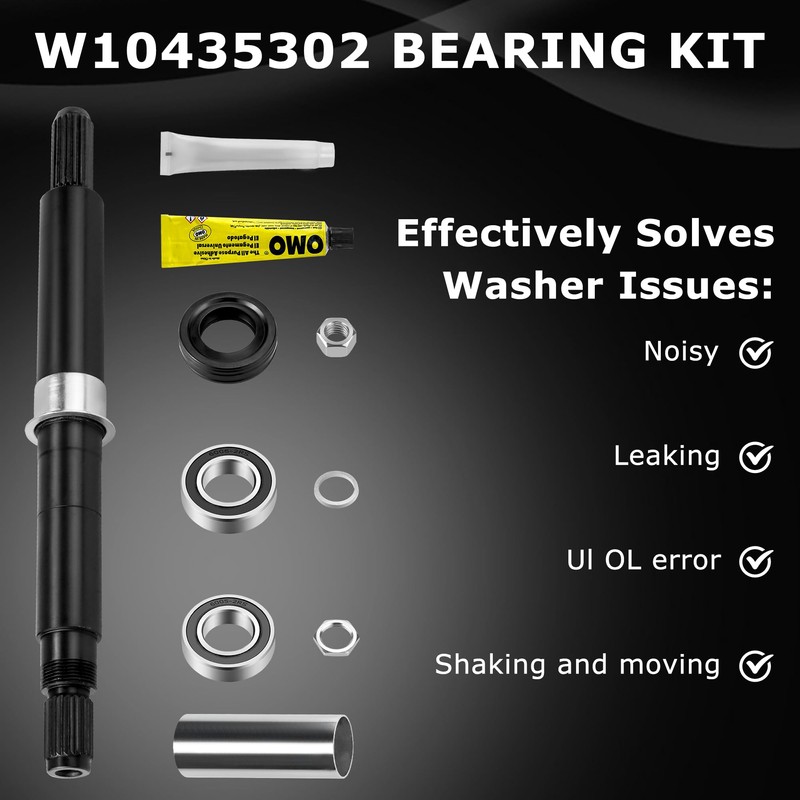 W10435302 & W10447783 Washer Bearing Tool Kit with Tub Seal