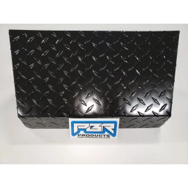 PBR Products Yamaha G2 G9  Golf Cart Diamond plated Front Bumper Cover BLACK