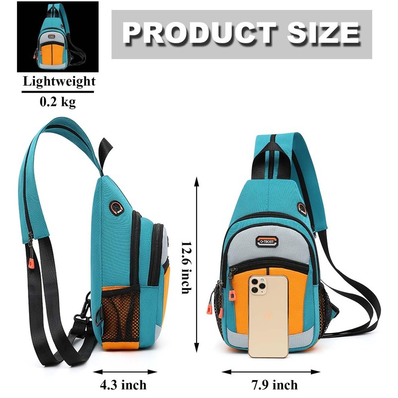 Semikk Small Sling Bag Crossbody Backpack for Men Women Sling