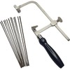 German Style Adjustable Jewelers Saw Frame with 144 Assorted Blades
