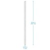 stonylab 8 Pack Glass Stirring Rods, Solid Borosilicate Glass Rods