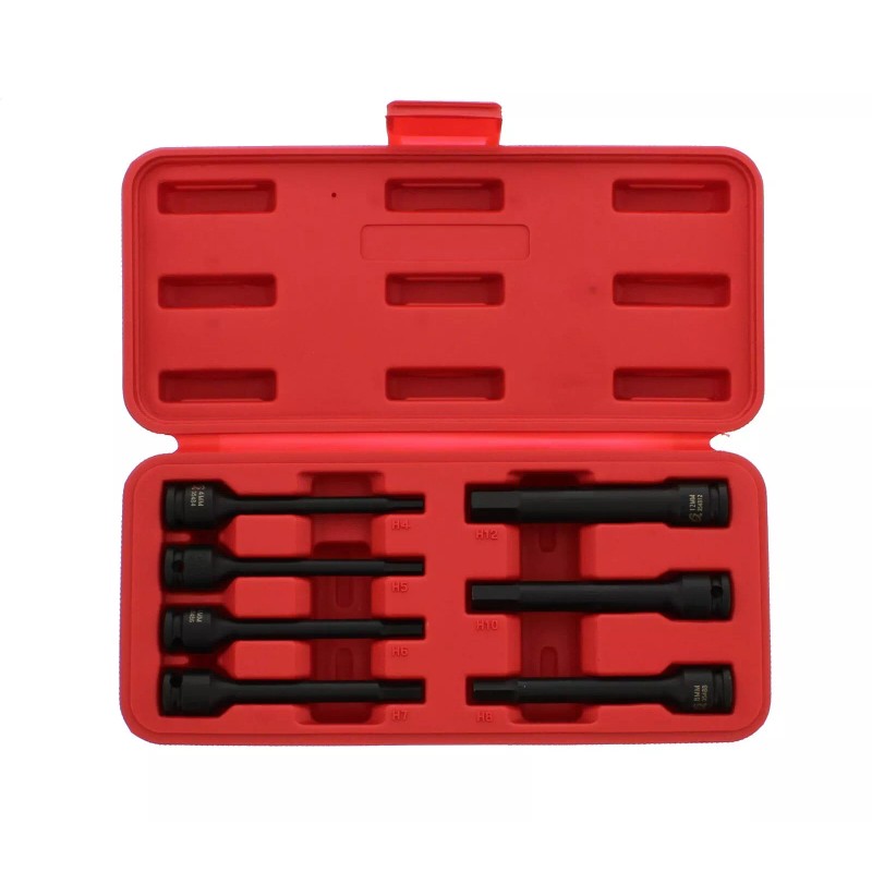 Sunex 3548 3/8" Met 7Pc. Extended Length Impact Hex Driver