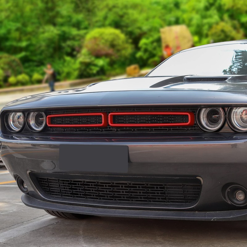 JeCar Grille Inserts ABS Grill Cover Trim Kit Exterior Accessories