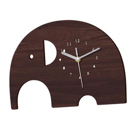 Zerodeko Wooden Cartoon Wall Clock for Rooms Silent Home Wall Decor for Boys and Easy Installation Safe Material Creative Design for Bedroom Decoration