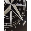 Diamond Etched Products Brilliant ENGRAVED Compass Car Tag Diamond Etched