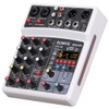 Portable 4 Channels BT Audio Sound Mixer Multifunctional Mixing DJ