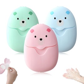 300 Blätter Seifenblätter Reisen, Mini Reisen Papier, Tragbare Seifenblätter für Unterwegs, Papierseife, Seifenblättchen Einweg Papier Seife für Unterwegs Reisen Camping zum Waschen im Freien