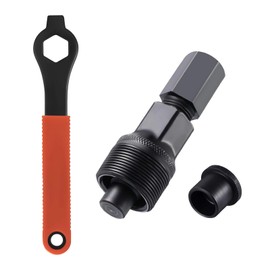 ZPLASK Crank Removal Tool & 15.8cm/6.2in Bike Crankset Wrench, Crank Puller for Square Threaded Crankset, Bicycle Repair & Mountain Bike Maintenance