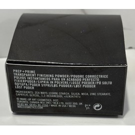 M·A·C MAC PREP + PRIME TRANSPARENT FINISHING POWDER 0.32oz