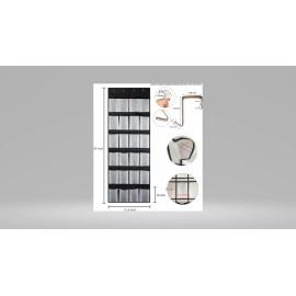 Tancendes Over The Door Shoe Organizer Rack Hanging Storage Holder Hanger Bag Closet