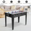 RELAX4LIFE 48'' Foosball Table, Wooden Soccer Game Table with 2