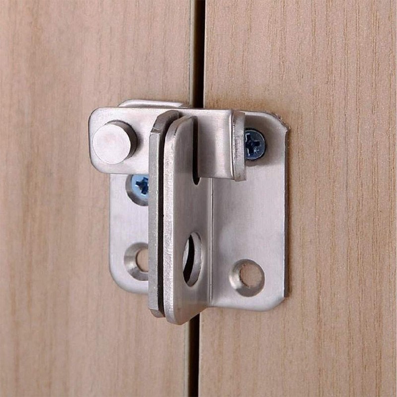 Tiberham Sliding Lock for Doors, Windows, Cabinets, Pet Cages, Accessories