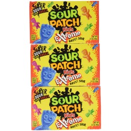 Sour Patch Kids Extreme Theater Box 3.5oz (Set of 3)