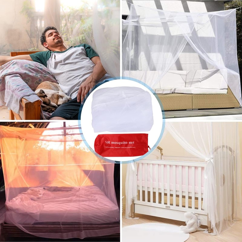 Mosquito Net Bed AUEJACKY Large Mosquito Net for Double Bed