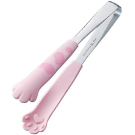Miya Catch Cat Tongs, 7-Inch, Pink