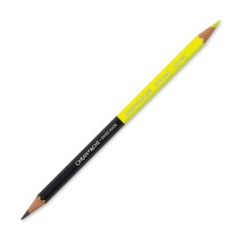 Caran d'Ache Graphicolor 0370.240 Bi-Colour Yellow / Graphite FSC, Size: Approx. 17 cm, Multi-Coloured