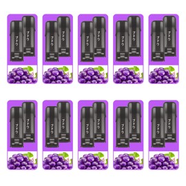 Compatible Cartridges Liquid Pods Compatible Cartridges All 10 Flavors Disposable Filled Individual Packaging Leak Proof 803 Type 20 Count (Grape)