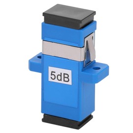 5 uds conector de fibra óptica de modo único SC/UPC-SC/UPC-5DB adaptador de conector de red a Internet atenuador de acoplador óptico