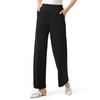 AFITNE Womens Wide Leg Work Pants High Waisted Pull On