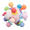 Baby Sensory Teether Toy Balls Chew Teething Ball Rattle Grasping