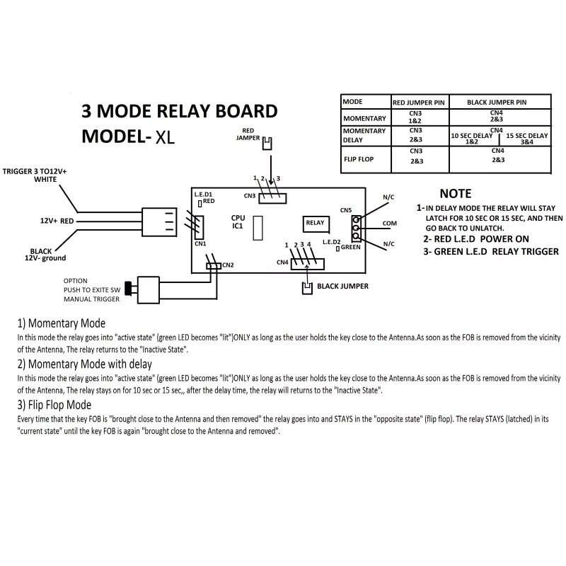 Unbranded/Generic Relay Module on off flip flop Bistable Switch LOW-HIGH-LOW