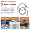 Beaquicy 4 Ft Washing Machine Hoses Burst Proof Braided Stainless