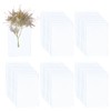 FINGERINSPIRE Pack of 50 Plastic Sleeves for Boutonniere Bags Transparent
