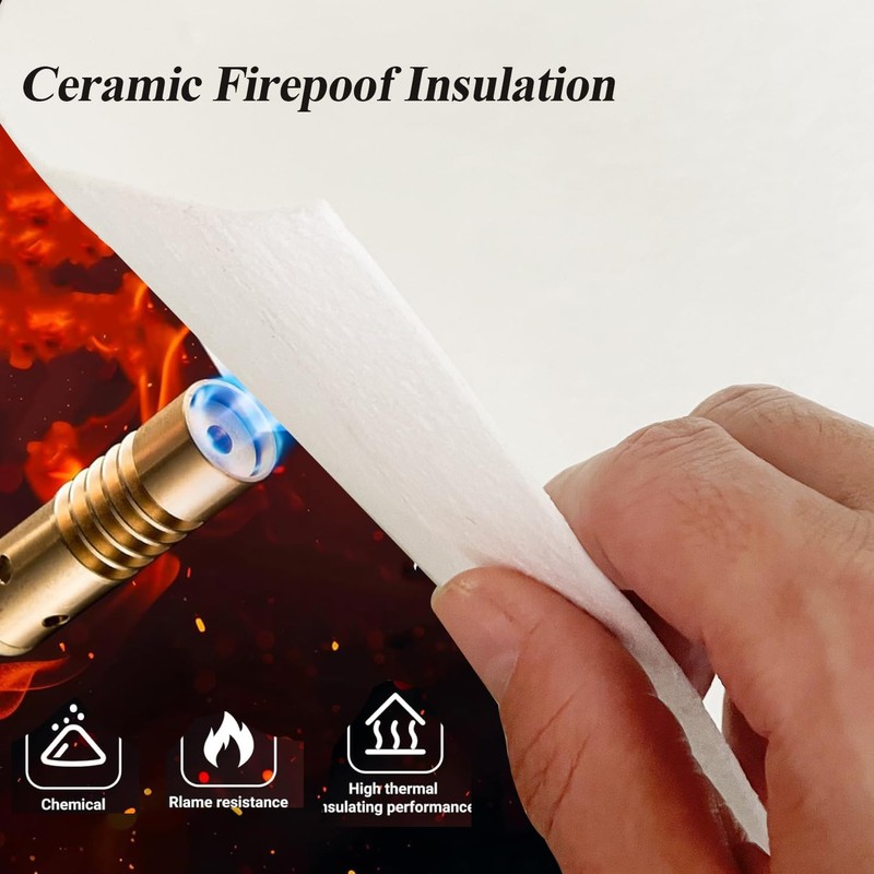 Ceramic Fiber Paper for Kiln Stove Furnace Glass Fusing, 24"