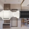 Pipe Connector for Inline Ventilation System (150mm to 100mm) 6"
