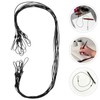 HOMSFOU 10pcs Stylus Tether Plastic Elastic Tether Lanyard for Touch