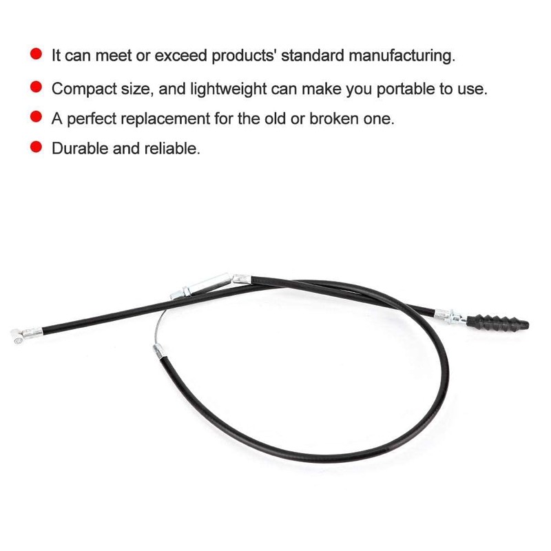 Qiilu Clutch Cable, Black Pit Dirt Stroke Bike Adjustable Motor