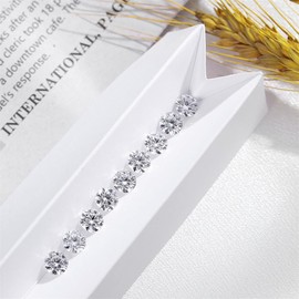 Moissanite Forever One White D Color VVS1 Round Cut Moissanite Stone Loose Gemstone Small Size Excellent Cut (1.6mm 60pcs)