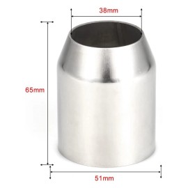 Unbranded/Generic 38-51mm Universal Motorcycle Exhaust  Tail Refit Exhaust Muffler Fit Q3K1