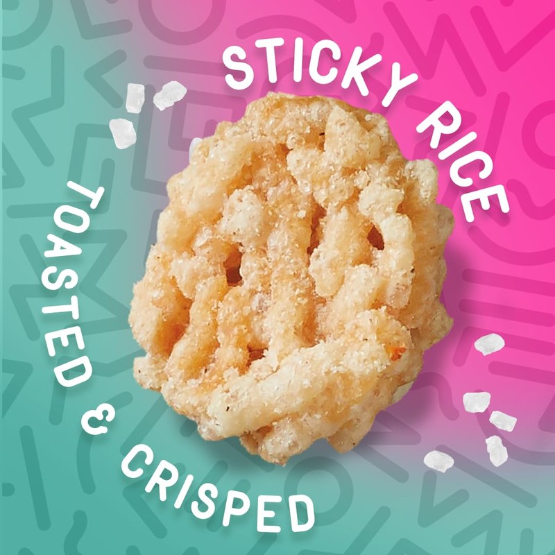 Wowza Sea Salt - Healthy Snacks, Mini Rice Cakes, Sticky