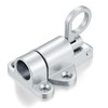 Wocoe 3 Packs Silvery Spring-Loaded Latches - Aluminum Alloy Automatic