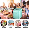 COSTWAY Countertop Ice Maker, 26Lbs/24H Portable Ice Machine with Self-Cleaning