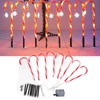 Christmas Candy Cane Light 1 for 8 Solar Candy Cane
