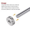 QUARKZMAN Shaft Collar 10 mm Bore Aluminium Alloy Set Screw