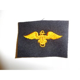 b3577 WW 2 US Navy  Distinguishing Mark DM Naval Aviation Pilot blue IR33E