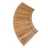 Plow & Hearth 4' Curved Outdoor Wooden Pathway | 18"